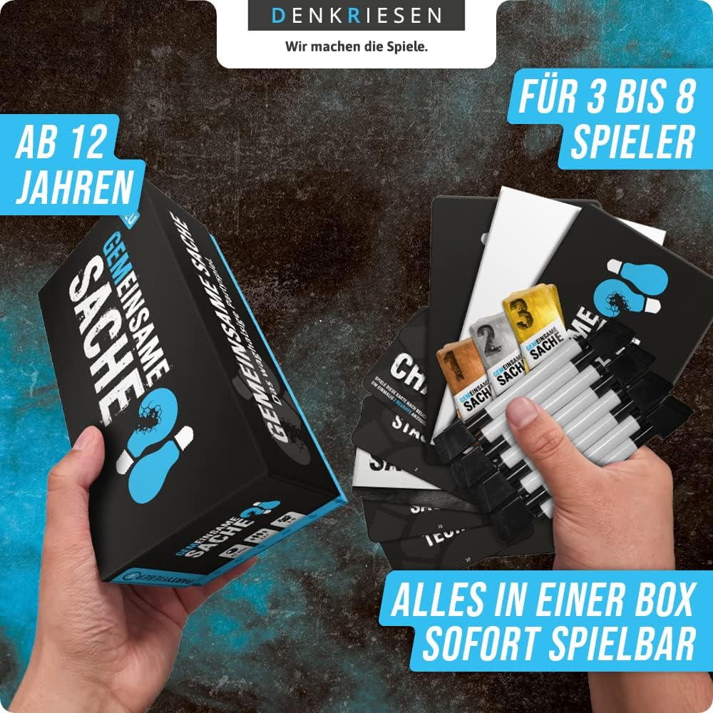 DENKRIESEN - PARTYFIEBER - GEMEINSAME SACHE: Das waghalsige Partyspiel