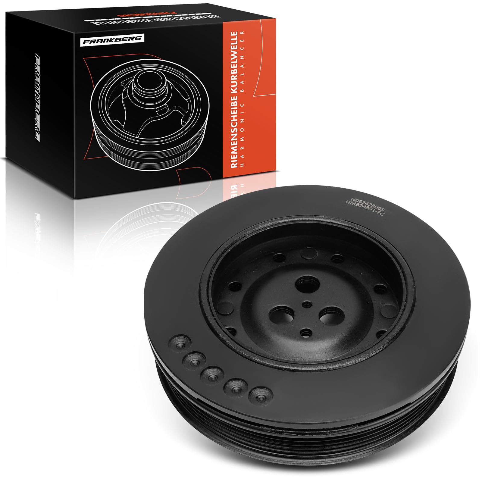 Frankberg Puleggia albero motore 1351731 | Compatibile con: Mondeo III Berlina B4Y, Mondeo III B5Y, Transit Box FA, X-Type Station Wagon X400