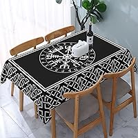 Vista 20 de YETTA YANG Mantel rectangular de tela rectangular con diseño de flores de colibrí, diseño floral, impermeable, para pícnic, fiesta, 54 x 72