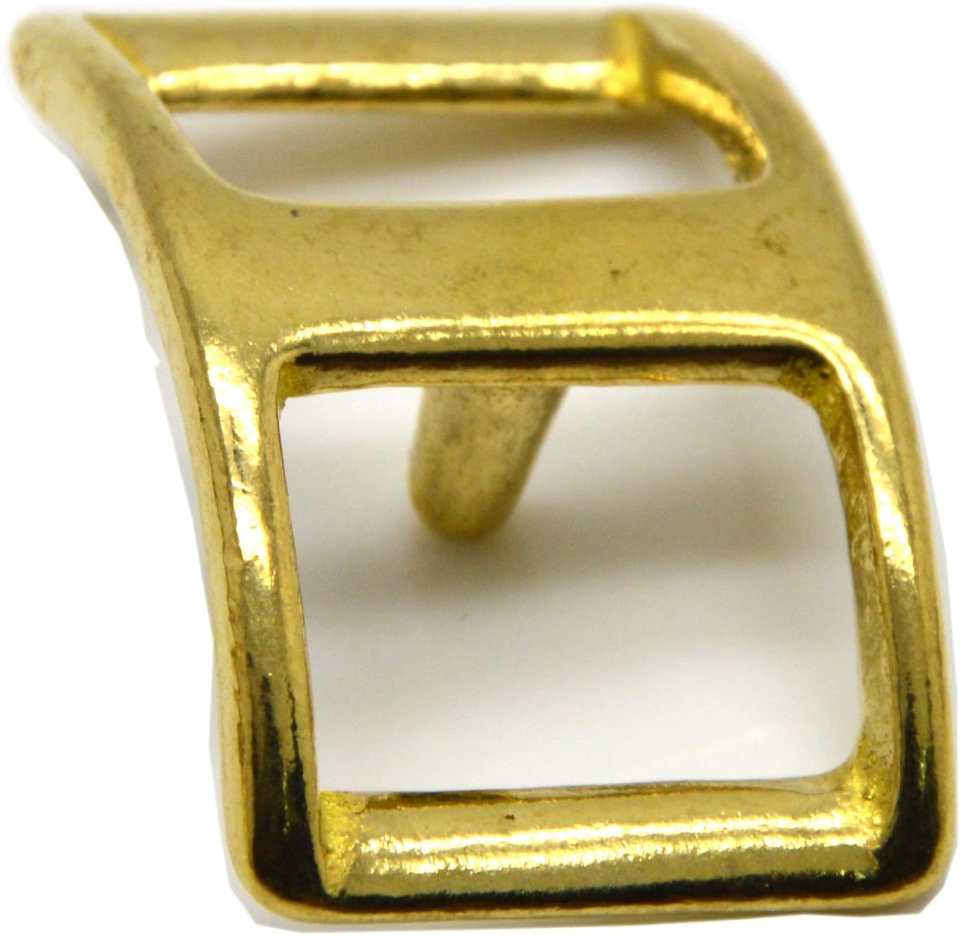 Okone 3Sizes Solid Brass Conway Buckle Saddle Buckle Strap Buckle for Leathercraft Pack of 4