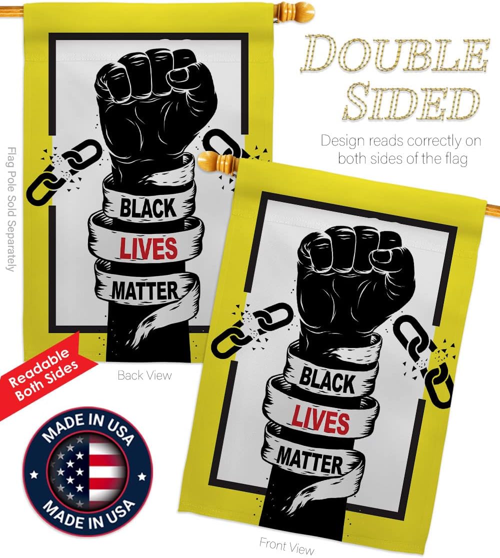 Togther We Rise Patio Decor Banner Wall Art Flag Poles for Outside House Stand Outdoor Decorations Garden Tapestry Yard Signs Black History Month BLM African Americans Heritage Made in USA