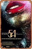 Studio 54 (2018) Movie Vintage Metal Tin Sign Wall Sign Plaque Poster for Home Bathroom and Cafe Bar Pub, Wall Deco- 8 X 12 Inches Metal Tin Sign