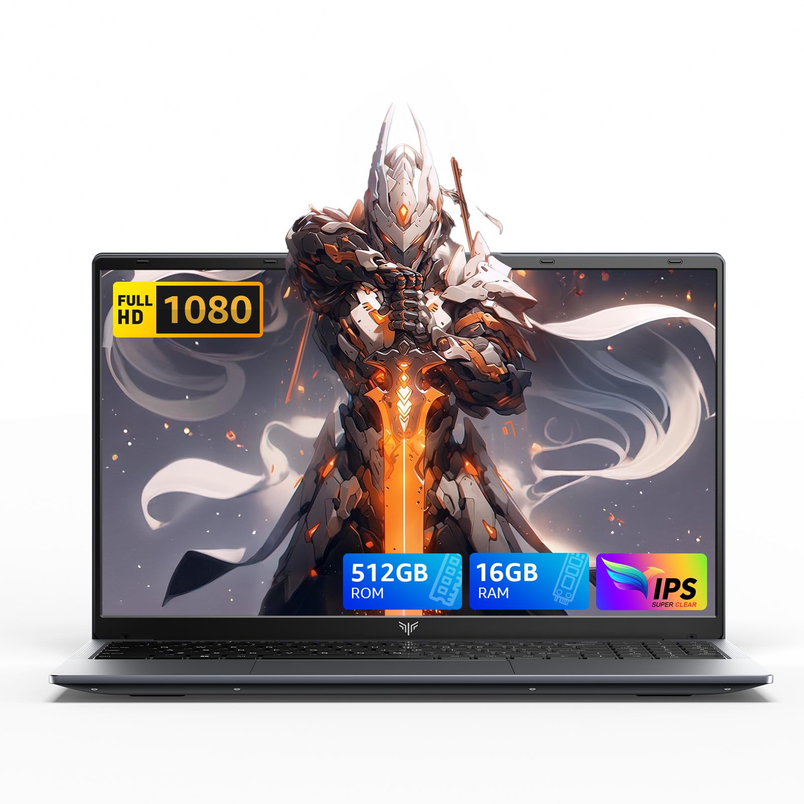 MALLRACE 15.6" IPS Light Gaming Laptop, AMD Ryzen 3 4300U(4C/4T,Beat Intel Processor N100,up to 3.7GHz) Computer with Numbers Keyboard Type-C Charger