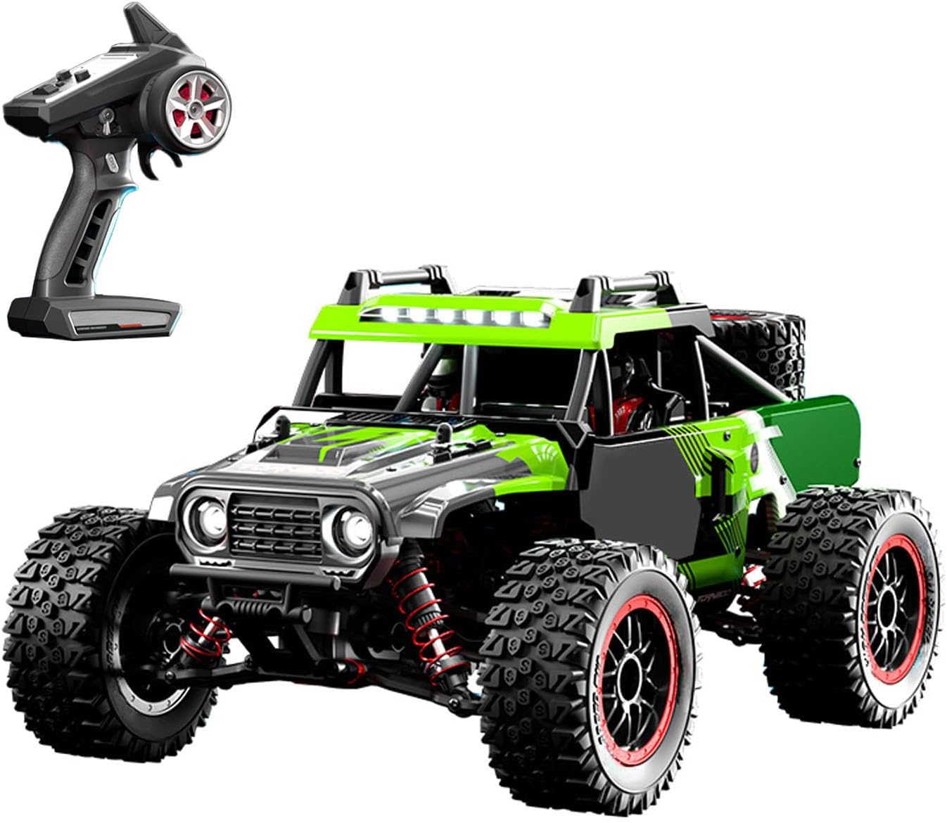 TOUCAN RC HOBBY 1:14 Radio Control High Speed Off Road Vehicle 48km/h Remote Control Four Wheel Drive Car Brushed Motor ESC LED Lights RTR for Adult