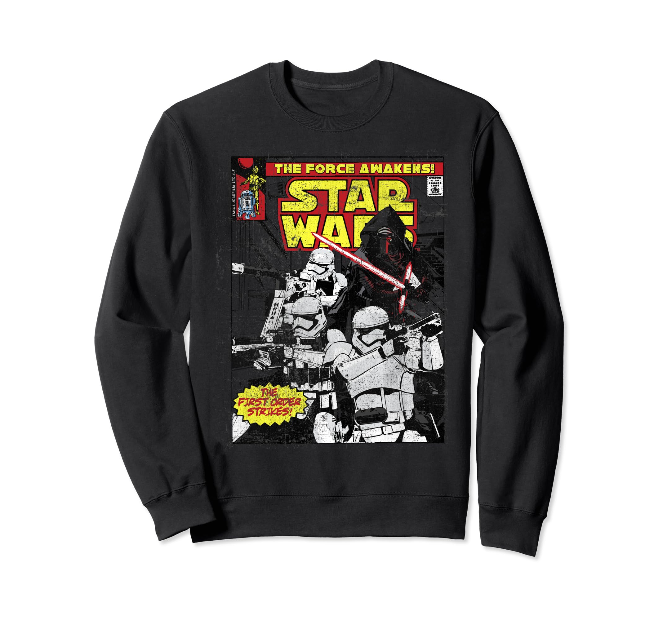 Sweat Star Wars The Force Awakens avec imprimé couverture de comic rétro - 2