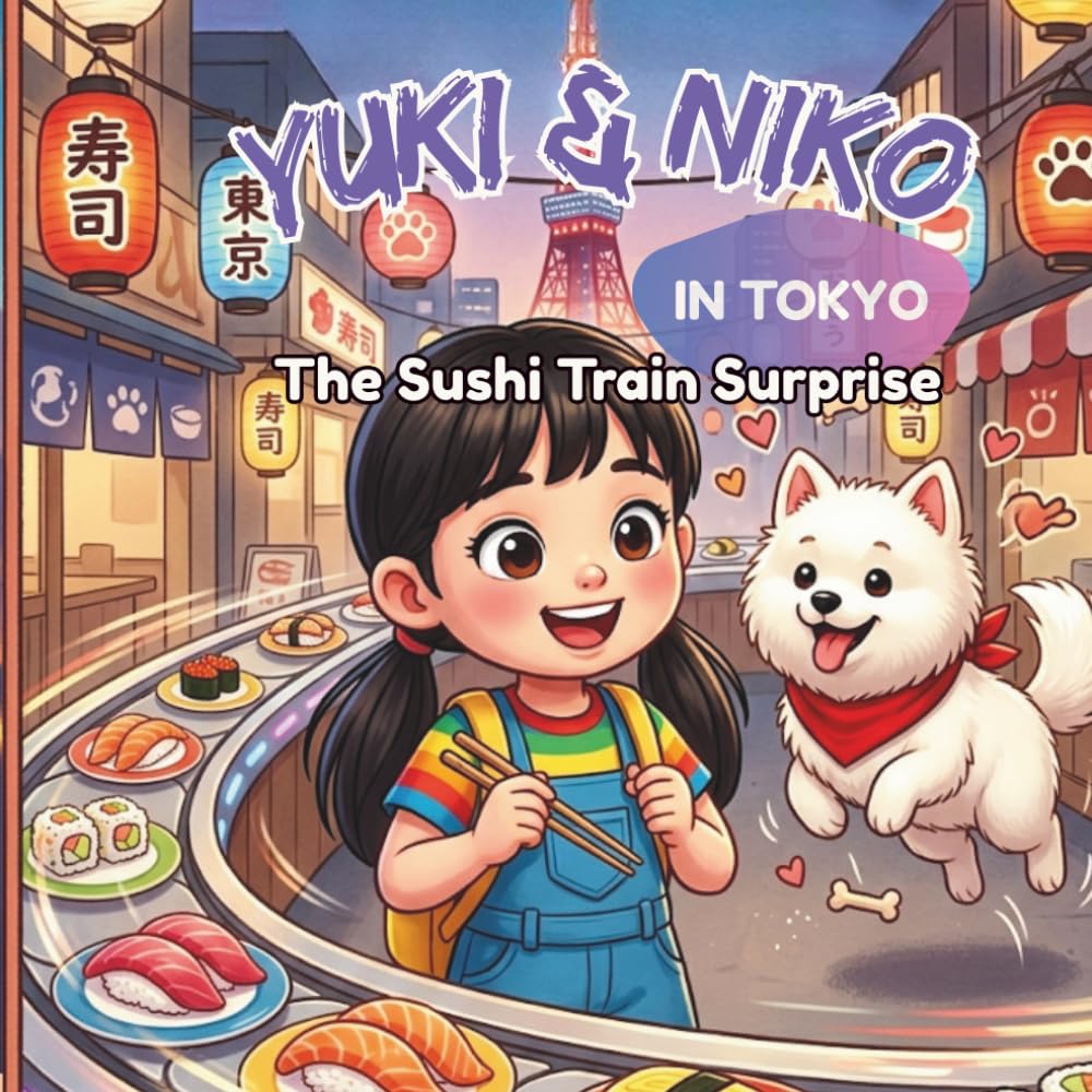 Yuki & Niko in Tokyo: The Sushi Train Surprise (Yuki & Niko’s World Adventures Book 2): A Children’s Travel Adventure in Japan