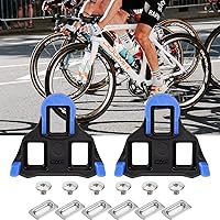 Vista 5 de Chooee Tacos de bicicleta de carretera para Shimano SPD-SL, tacos de ciclismo para Shimano SPD-SL SM-SH10/SM-SH11/SM-SH12