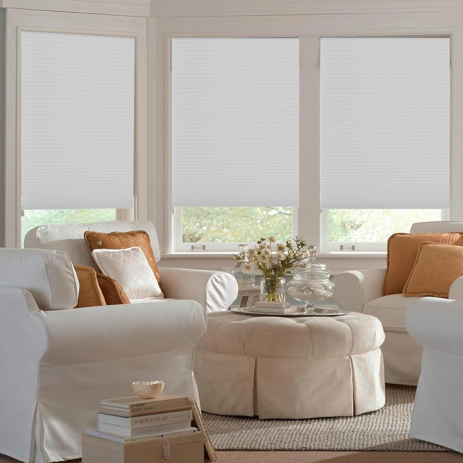 Cordless Window Coverings Shades, Sunshade Blocking Blinds, 23.62x70.87 Inches Portable Privacy Protection Window Blind, Ideal for Bedroom Kitchen Apartment Rv Vehicle Home
