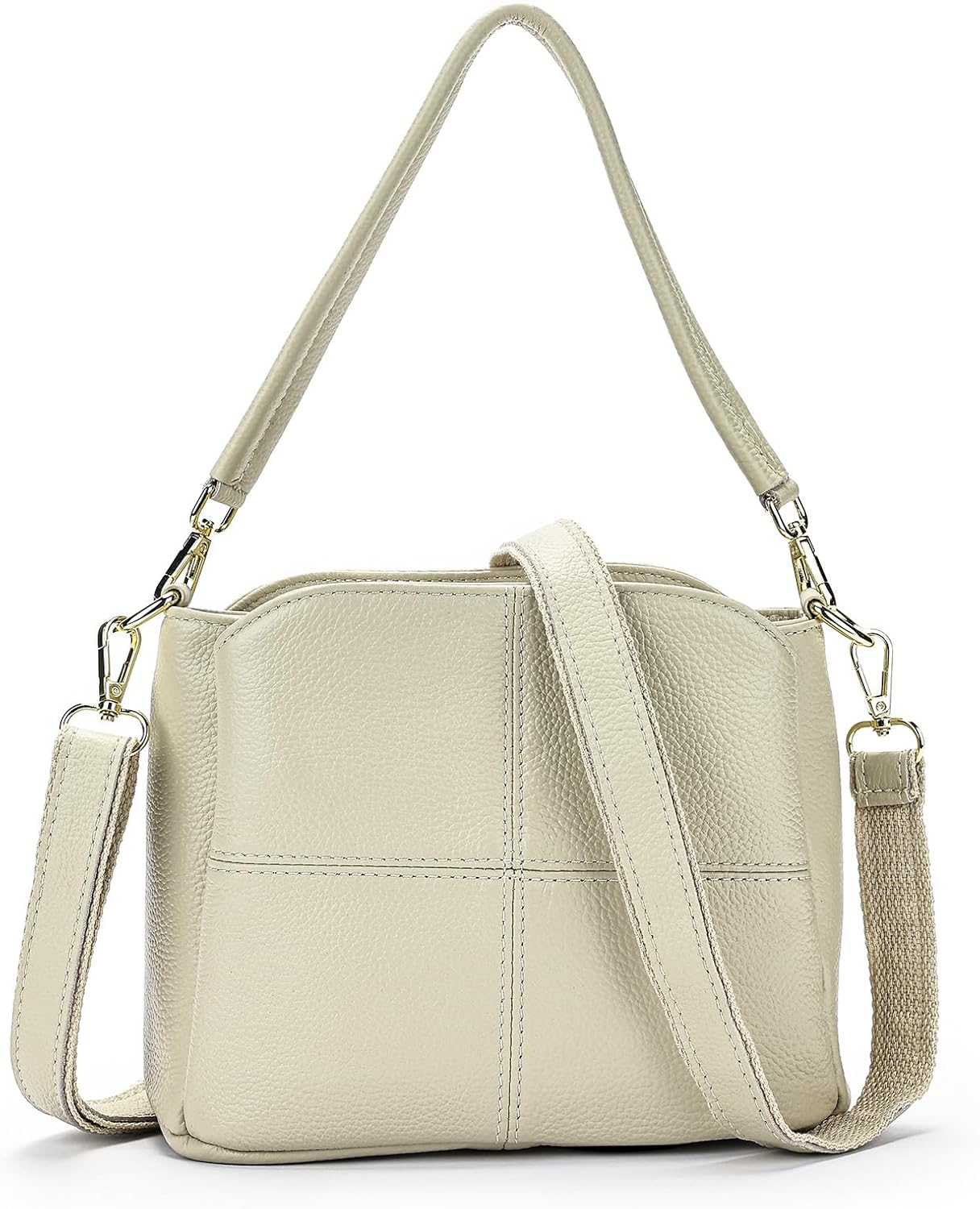 Genuine Leather Women Shoulder Bag Small Crossbody Bags Purse Mini Casual Hobo Lady Handbags and Purses Messenger Satchel