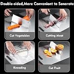 Titanium Cutting Boards, Steel Cutting Boards for Kitchen, Cutting Boards Titaniu Cutting Board Titaniu Yamato Titanium Cutting Board Can Be Used for Any Food, Safer and Cleaner (13.4 * 9in)
