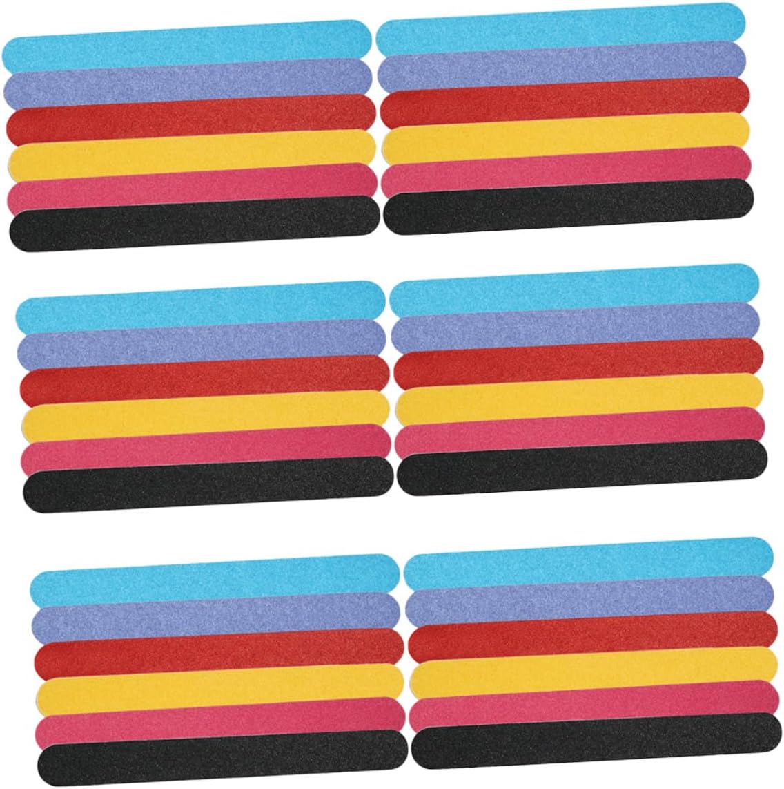 36pcs Dual-Sided Nail Files and Buffers Kit Sanding Strips for Manicure Nail Care Multi-Color Art Tools for Women Finger Filing and Buffing