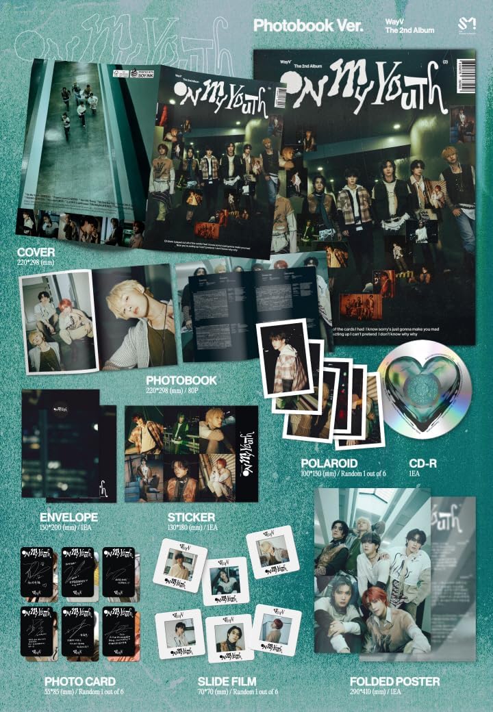 WayV - On My Youth [Photobook Ver.] 2nd Album+Store Gift