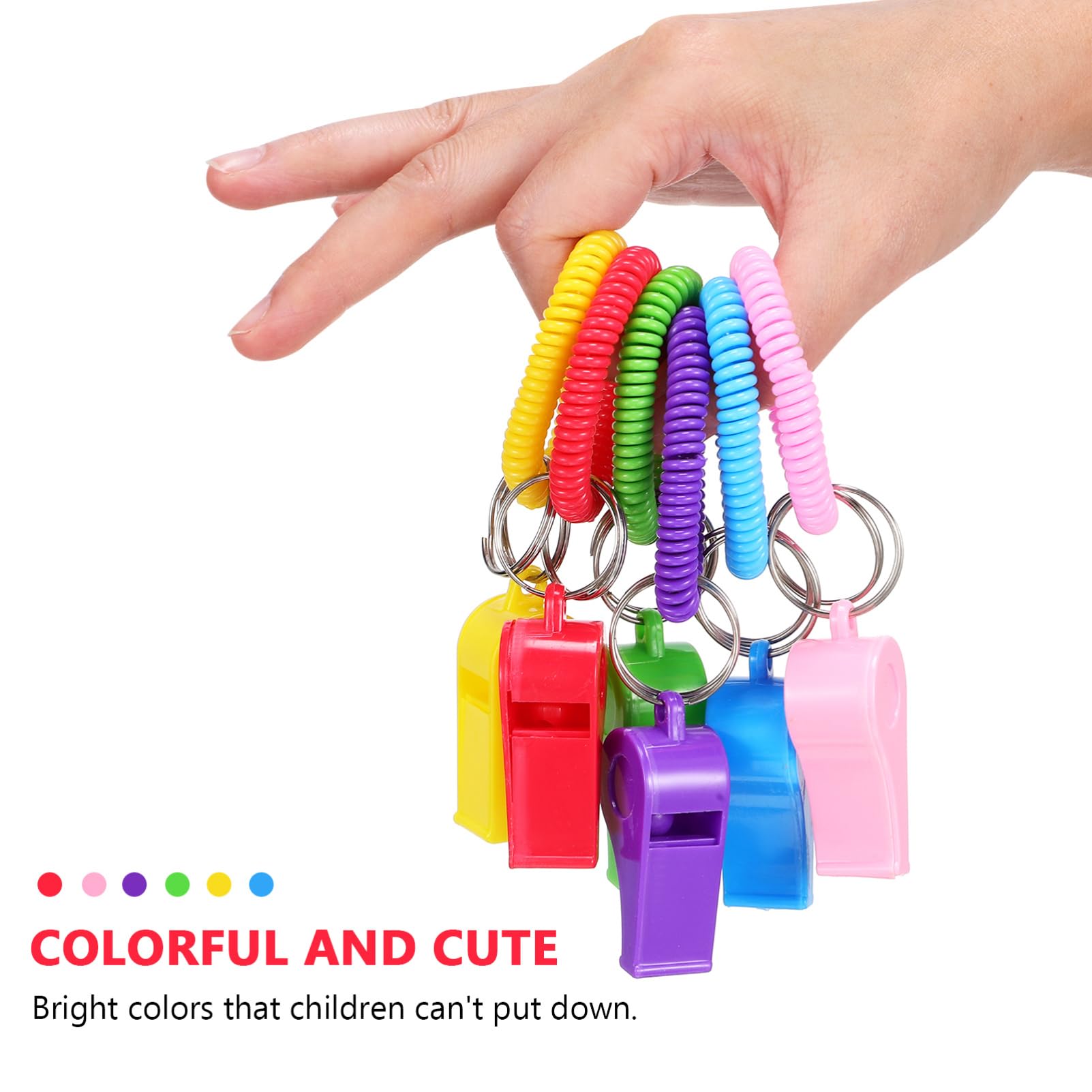 SUPVOX Sifflet en Plastique Sifflet De Sport Sifflet Portable Sifflet Coulissant Sifflet Extérieur Pet Coup De Sifflet pour Les Entraîneurs Pendentif Sifflet