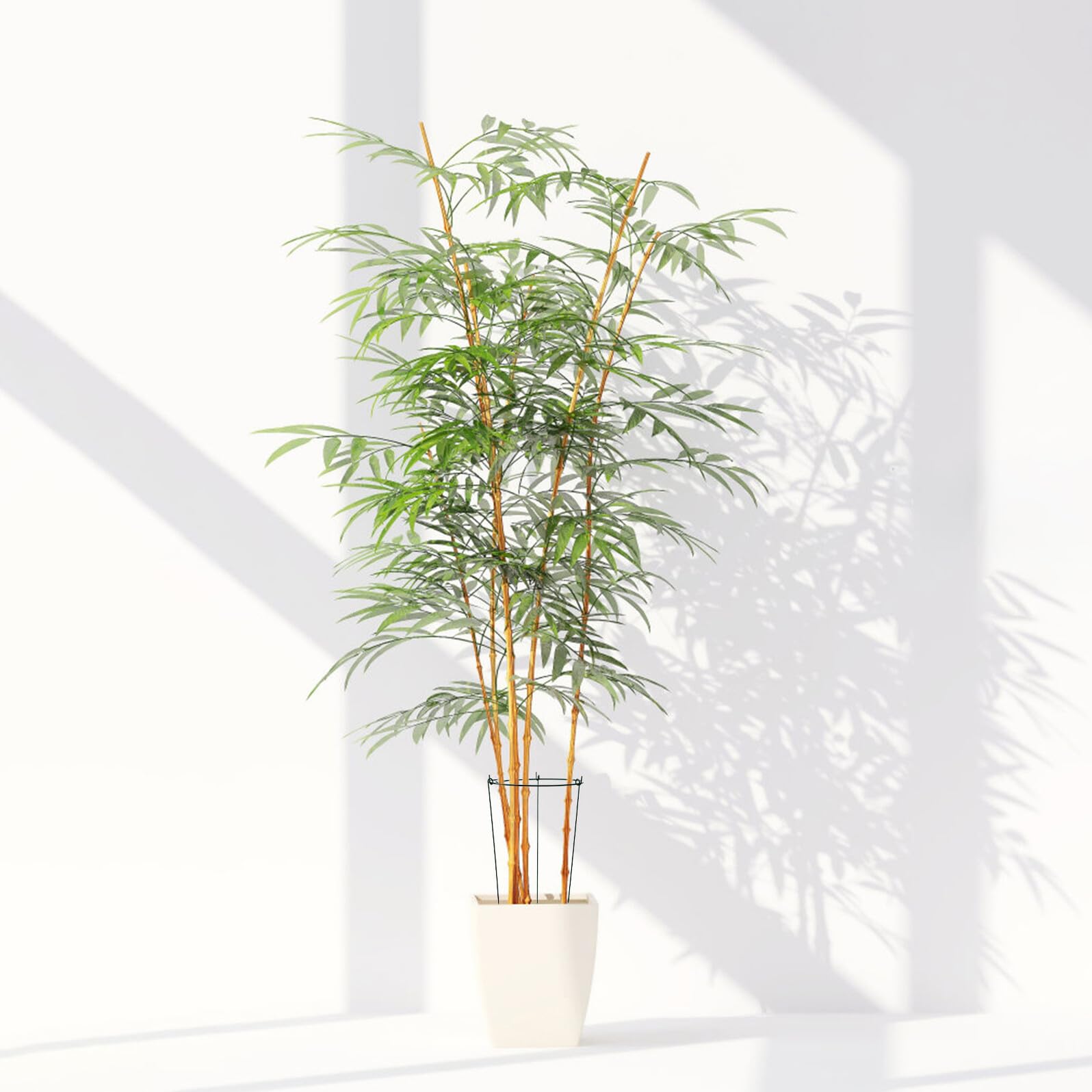 LALAFINA Lot de 3 Tuteurs de Jardin en Fer Robustes Verts 25/40 Cm pour Plantes Grimpantes, Supports Polyvalents pour Pivoines et Fleurs D'intérieur, Treillis Compacts sans Outil