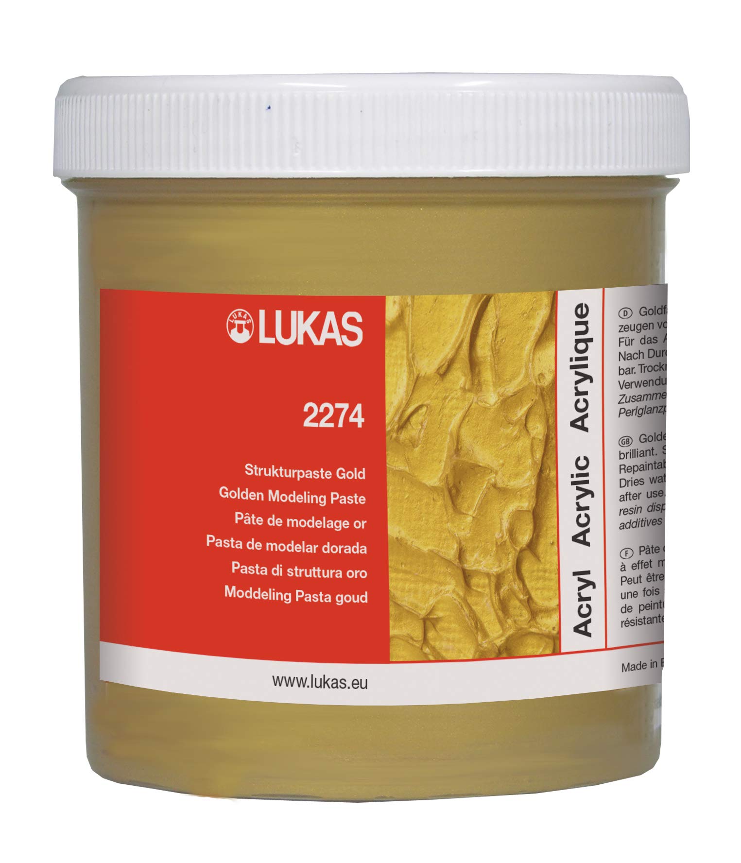 LUKAS NERCHAU Strukturpaste Gold 250ml