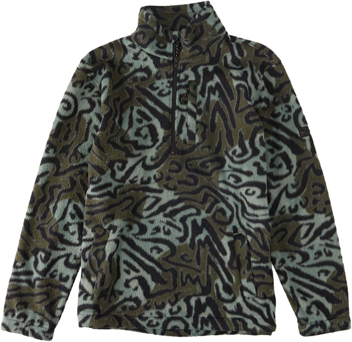 Billabong Boundary Mock Neck Sweater - Men's, Camo, XXL