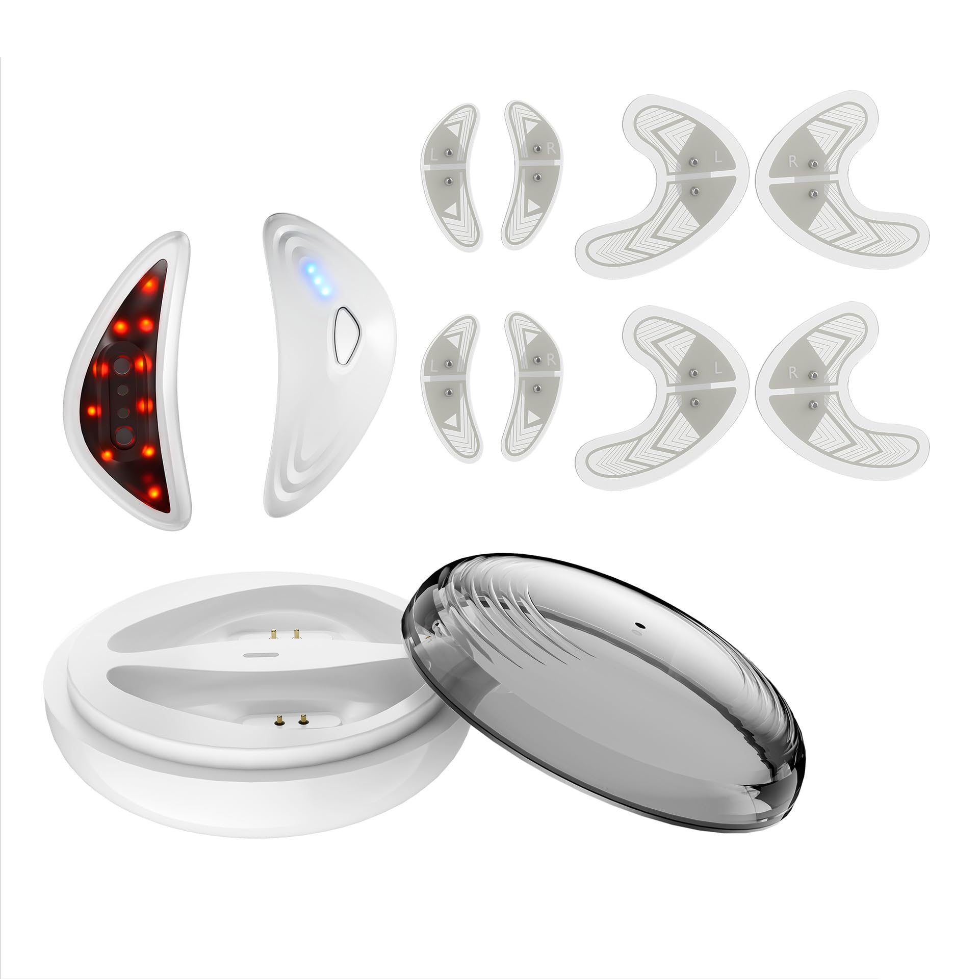 Eye massager solution anti-fatigue, masque de massage yeux sans patchs collants, chaleur et fraîcheur pour poches, cernes et tension oculaire