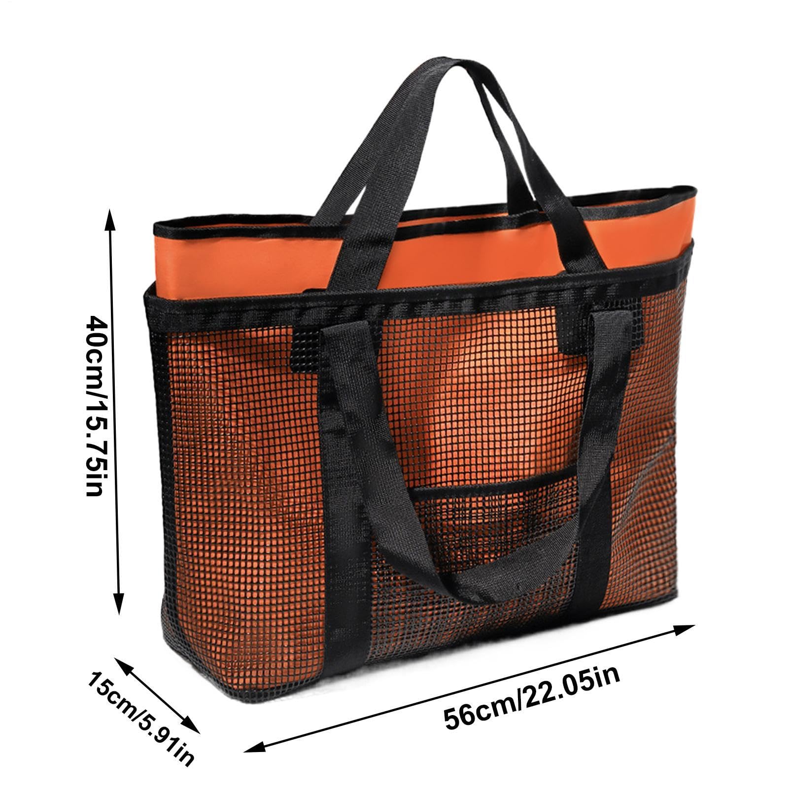Borsa per il trasporto, pieghevole, leggera e con grande capacità, borsa a tracolla da piscina, borsa da viaggio, per viaggi, lago, crociera, all'aperto, campeggio, picnic, lavoro, vestiti