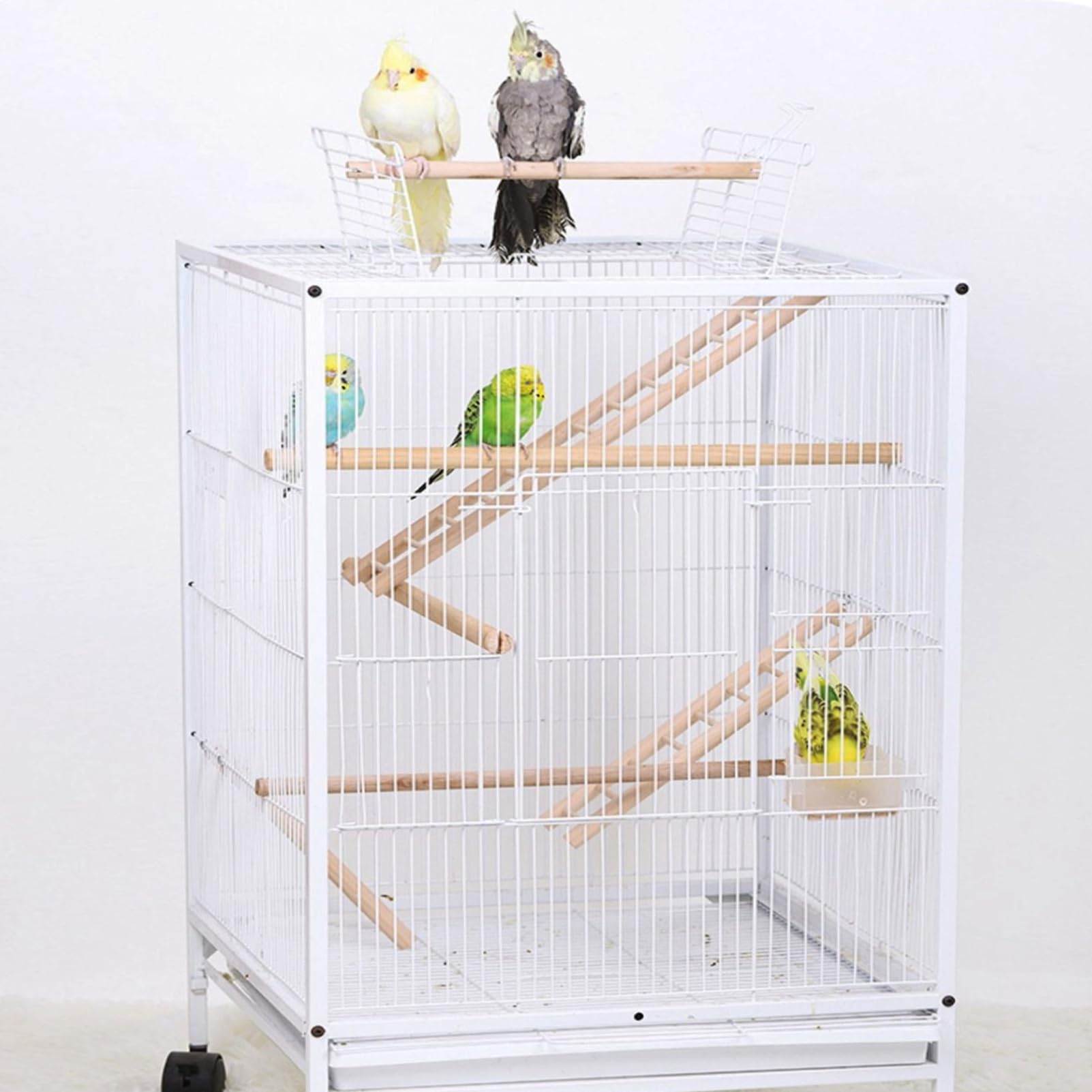 Gallery Detail: Natural Wood Bird Climbing Ladders For Parakeets And Parrots 4