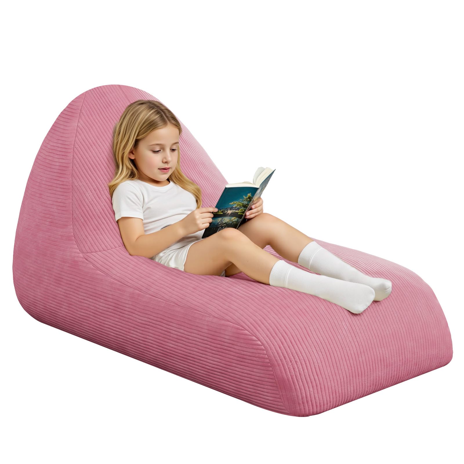 Pouf dinosaure rose pour enfant idée cadeau anniversaire 8 ans