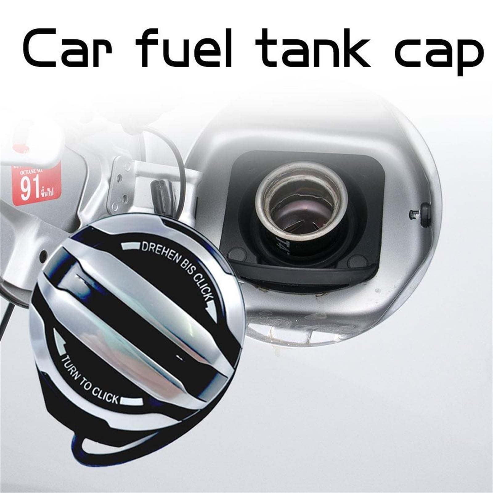 Korek wlewu paliwa do motocykla Pasuje do Porsche 718 911 Macan Cayenne Panamera wymiana korka wlewu paliwa ze stopu aluminium 971044261