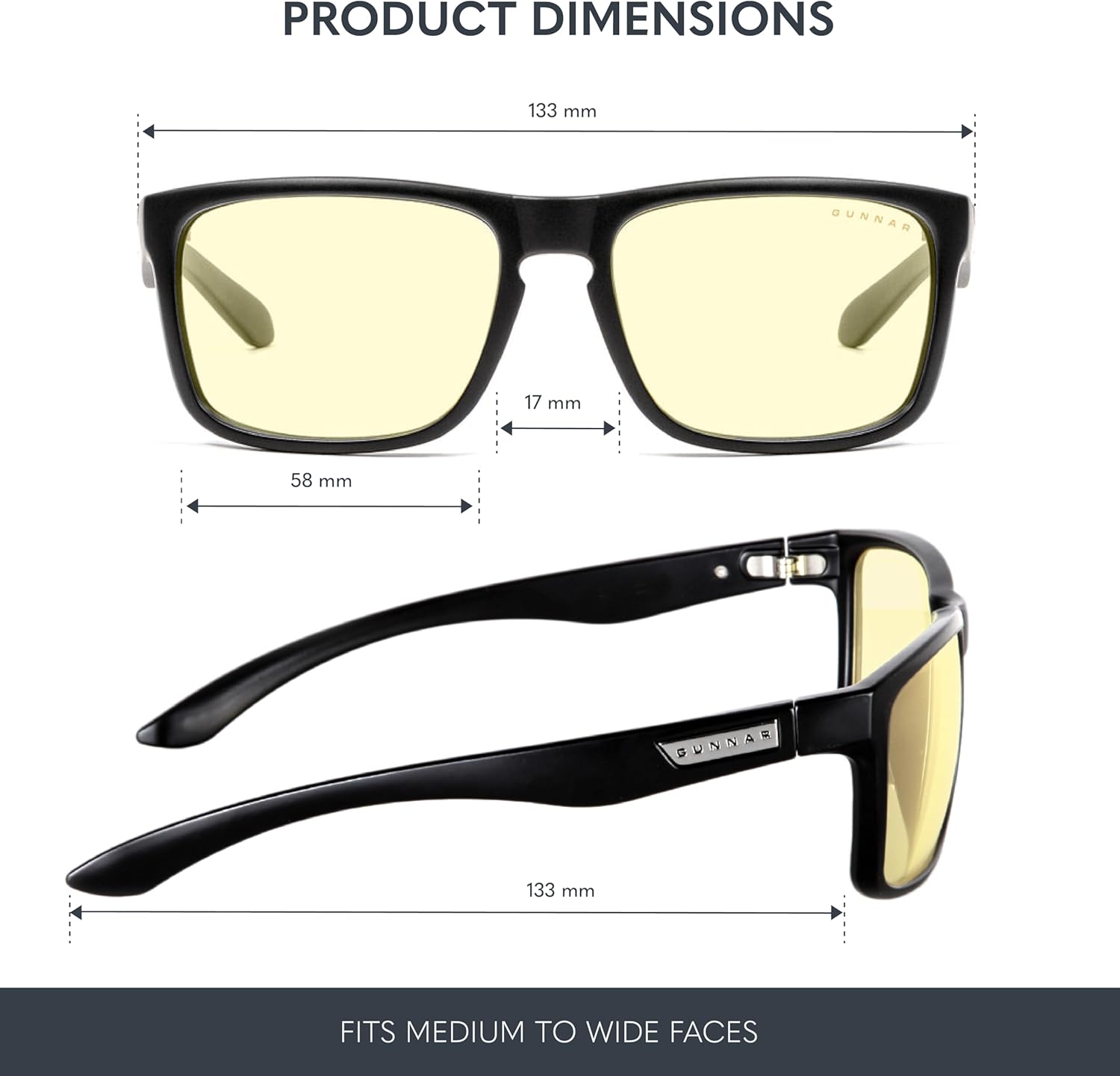 Gunnar - Premium Premium Gaming and Computer Glasses - Blocks 65% - 98% Blue Light - Intercept - Image 2