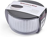 Vista 4 de KitchenAid Centrifugadora universal para ensalada, 7.43 cuartos de galón, gris carbón