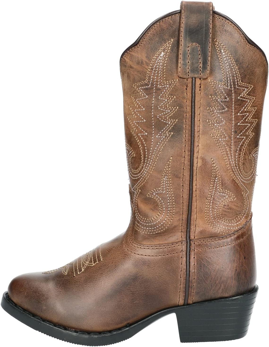Smoky Mountain Boots | Annie Series | Youth Western Boot | Western Toe |โฏGenuine Leather Material | PVC Sole & Western Heel | Man-Made Lining & Leather Upper