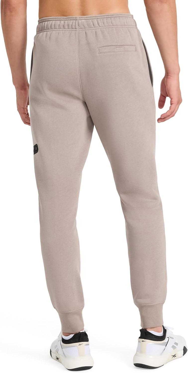 Reebok Mens Radar Fleece Jogger, Standard Fit, 30” Inseam, Midweight Cotton-Poly Fleece Fabric - Image 2