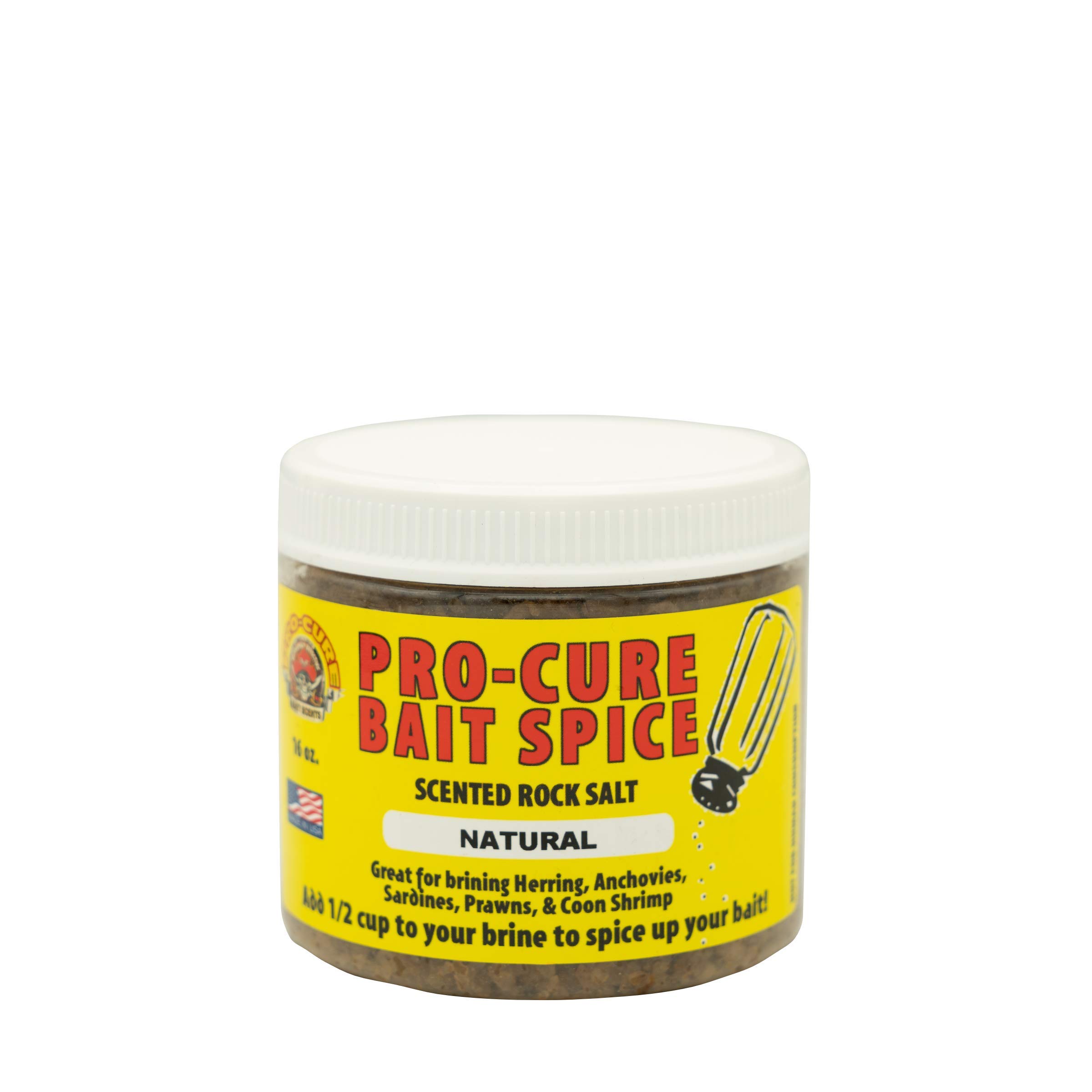 Pro-Cure Bait Spice Rock Salt - Natural, 16 Ounce