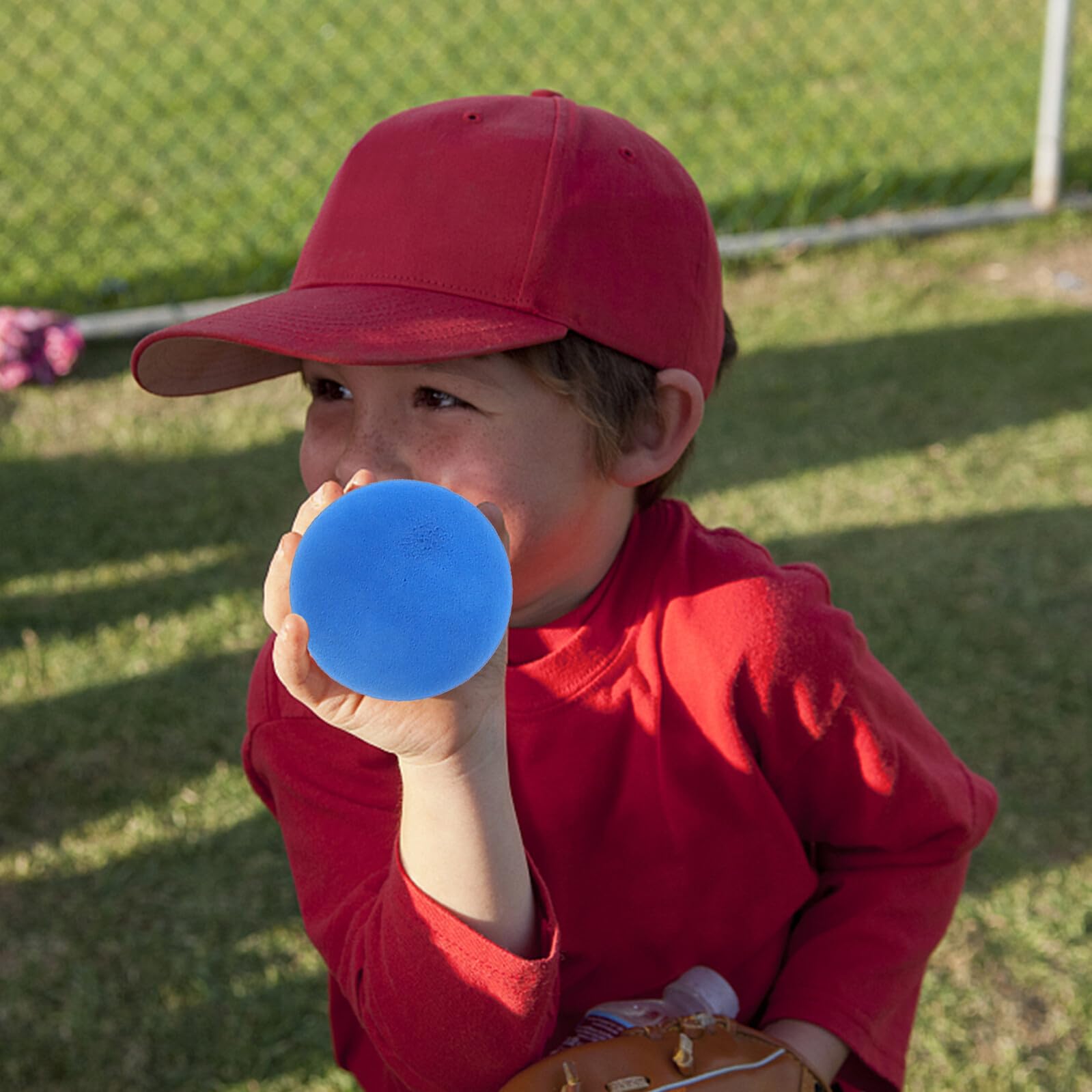 Veemoon Batte de Baseball en Mousse Bleue 54 Cm pour Garçon et Filles 3-5 Ans de Baseball Sûr et Léger pour Jeu Extérieur et Apprentissage Couleur Aléatoire