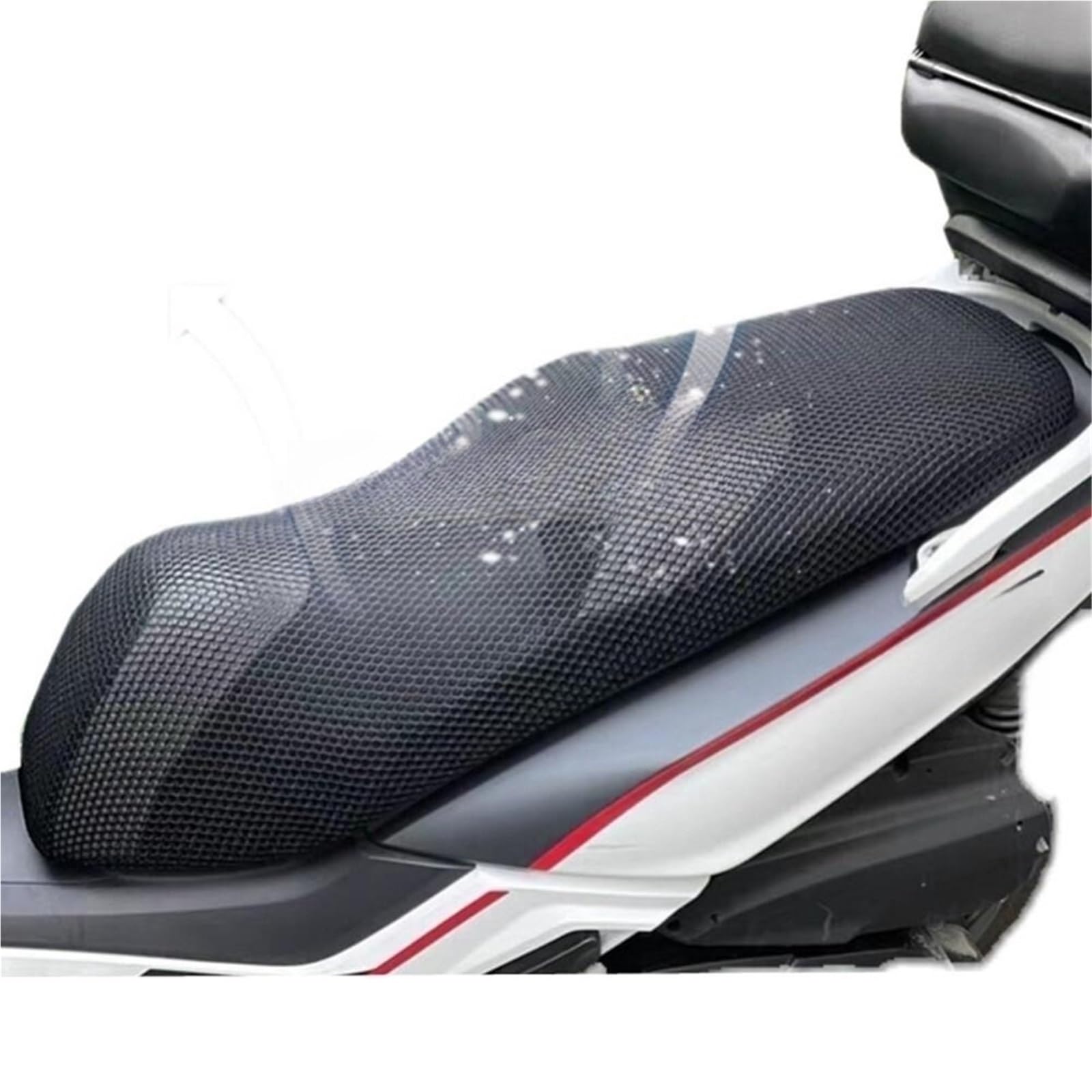 LISTEAM Coprisella traspirante per moto Adatto Per Ky&mco Xciting 400S | Adatto per Ky&mco Xciting 400S protezione coprisedile traspirante moto