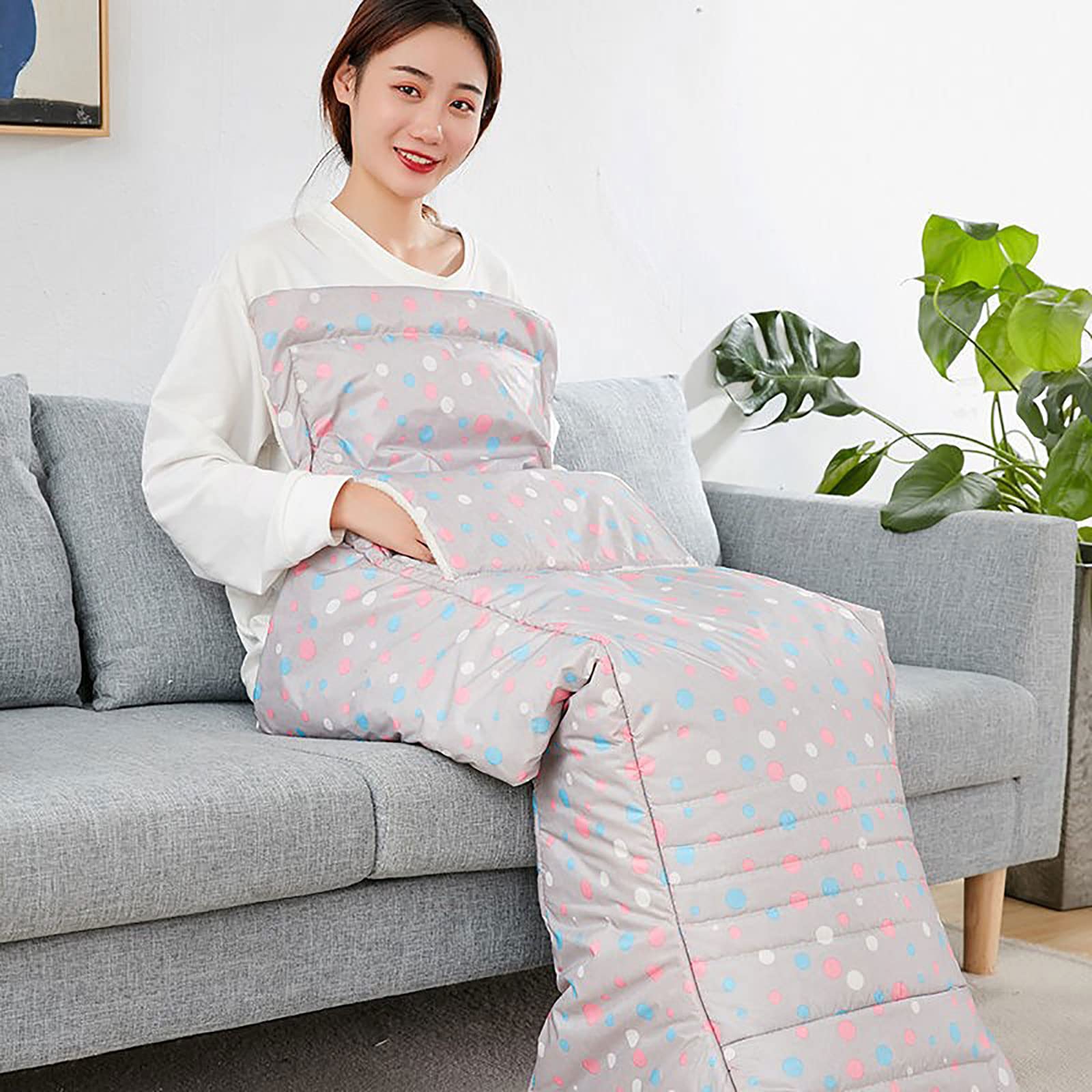 Manta para Silla de Ruedas para Adultos, Funda acogedora para Silla de Ruedas, Impermeable, para Lluvia, Gruesa y cálida, para Proteger piernas, Rodillas y Parte Inferior