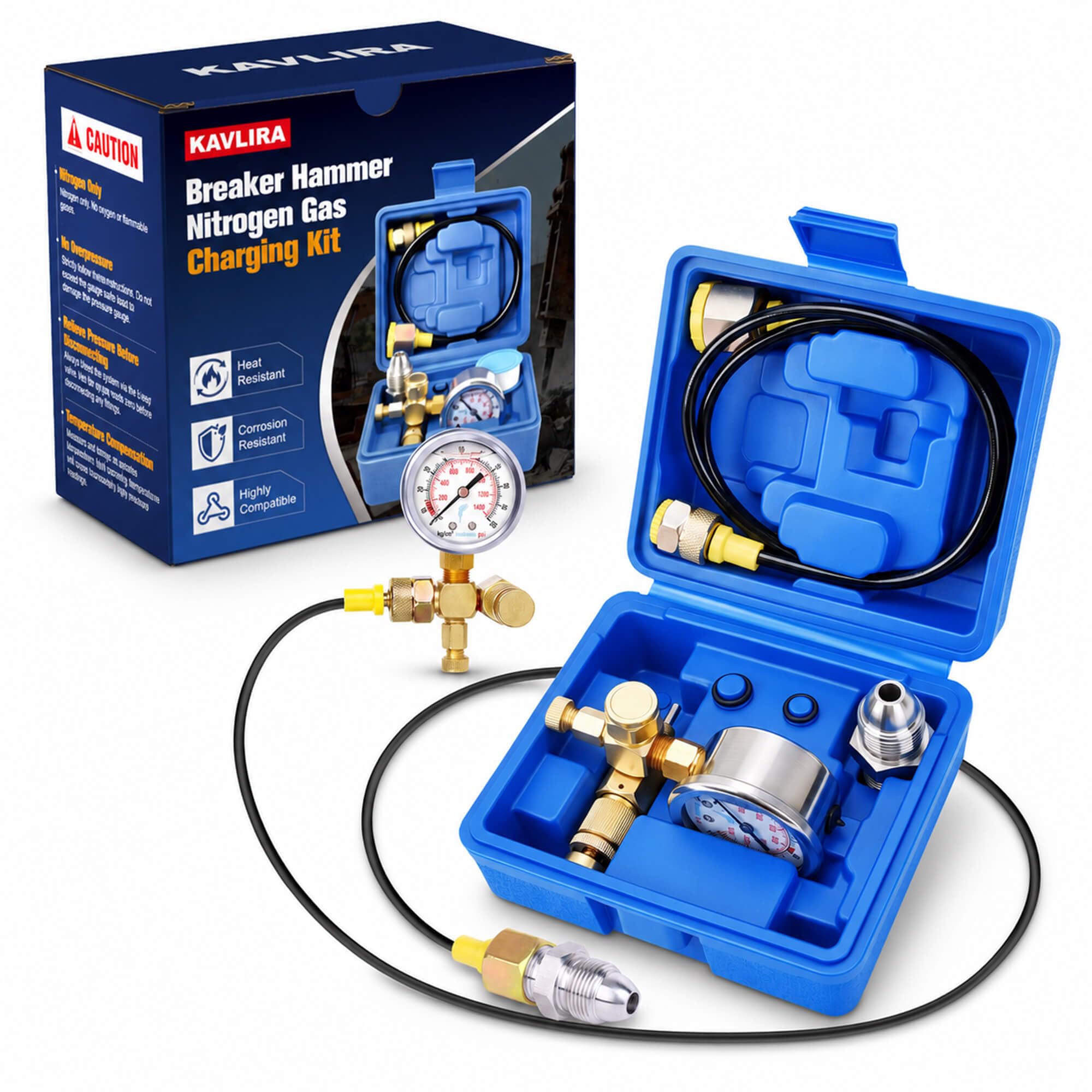 Photo 1 of KAVLIRA Hydraulic Breaker Nitrogen Charge Kit