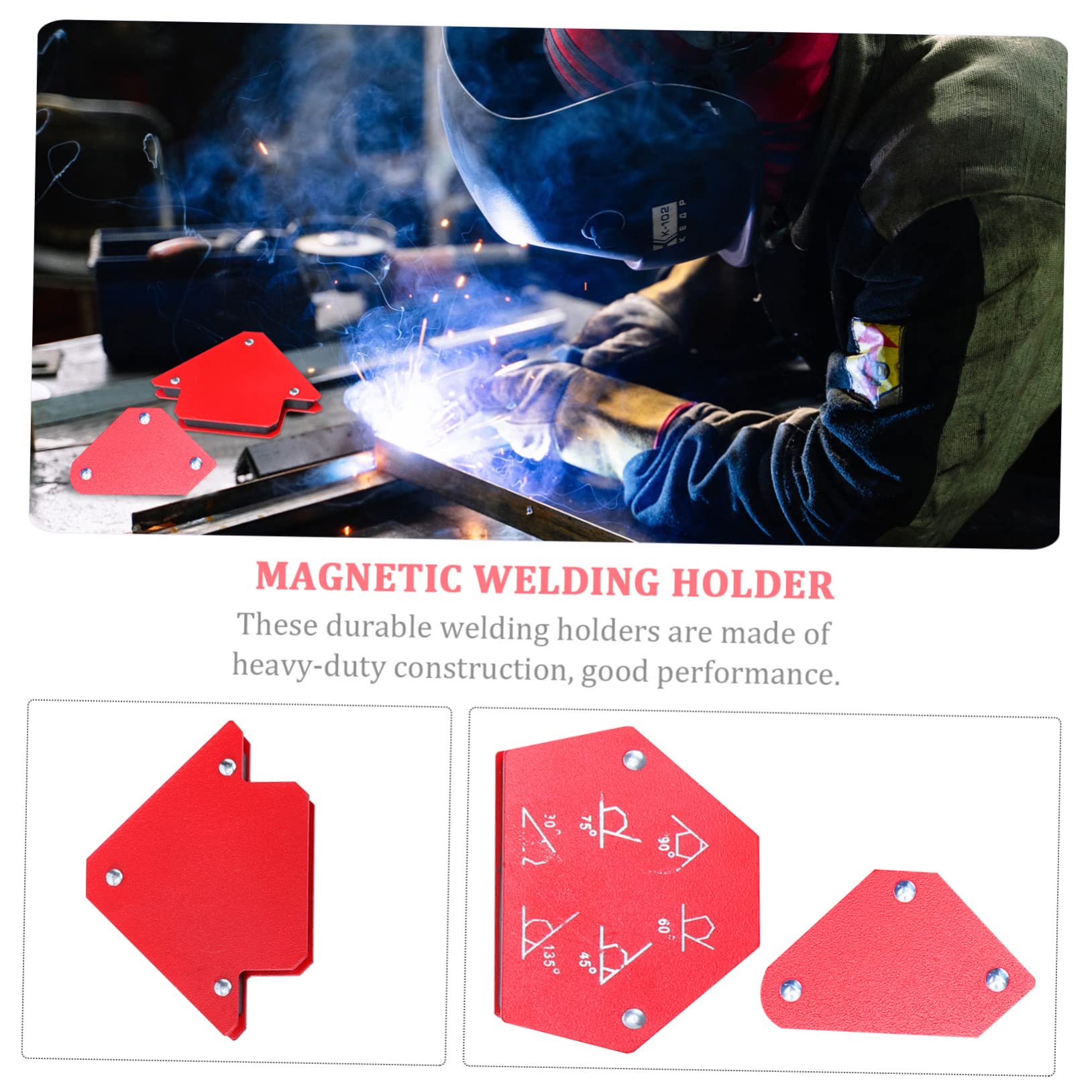 POPETPOP 1 Set Posizionatore Magnetico per Saldatura Design Multi Utensili Resistenti e Facili da Usare per Saldature e Assemblaggi Adsorbimento Materiale Sicuro