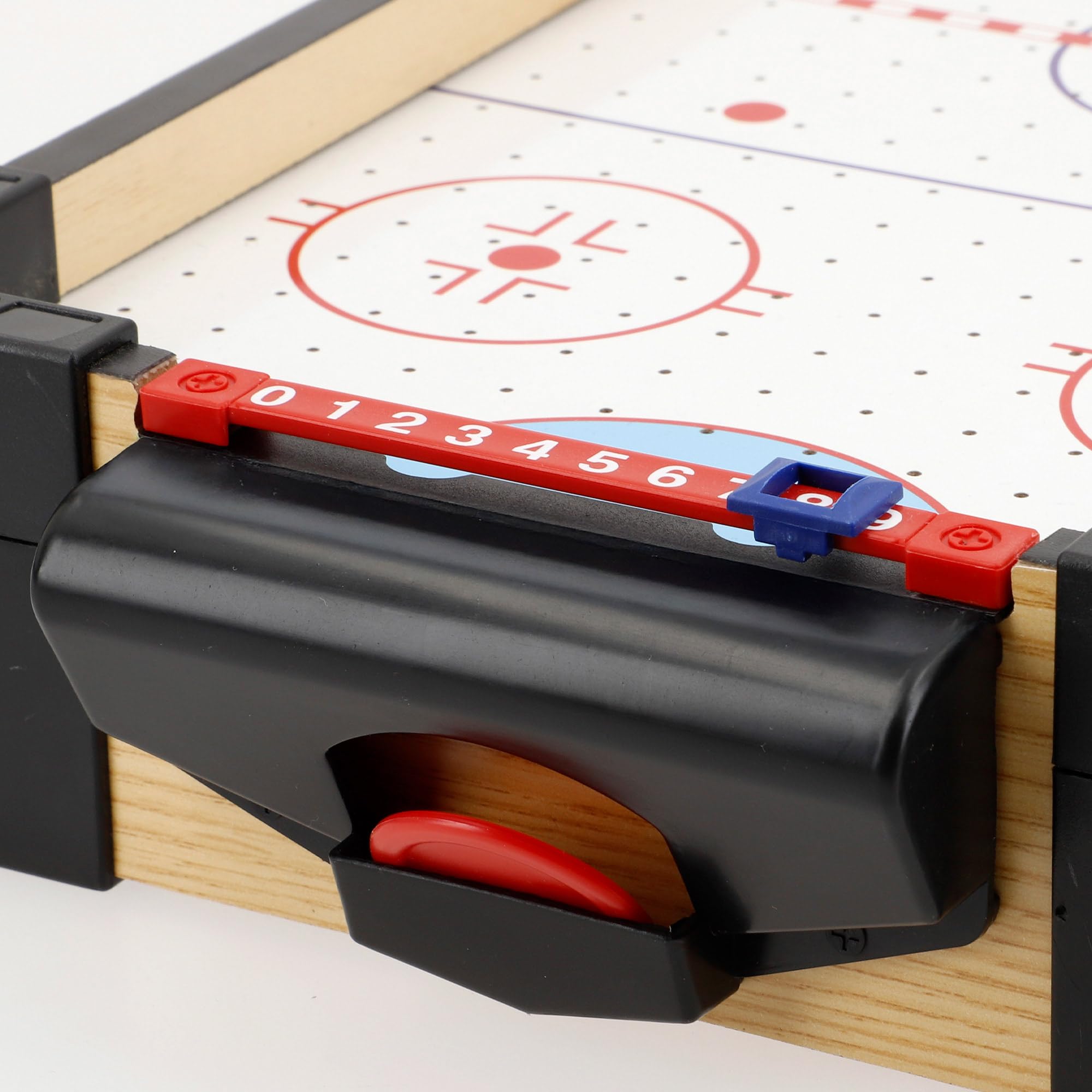 ColorBaby CB Games Air Hockey da tavolo, struttura 40 cm, plastica resistente, 2 pale, 2 dischi, 2 giocatori, giochi da tavolo, giocattoli per bambini, divertimento in famiglia, +6 anni (39528)