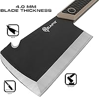 Vista 3 de Reapr 11016 Versa Cleavr, cuchillo de carnicero para cortar carne, cuchillo de cuchilla para verduras, hacha táctica, cuchillo de supervivencia