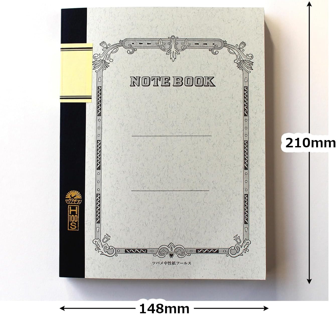 Tsubame Notebook, A5, Horizontal Ruled, 0.3 inches (7 mm) x 24 lines, 100 sheets, H100S H2006 image 2