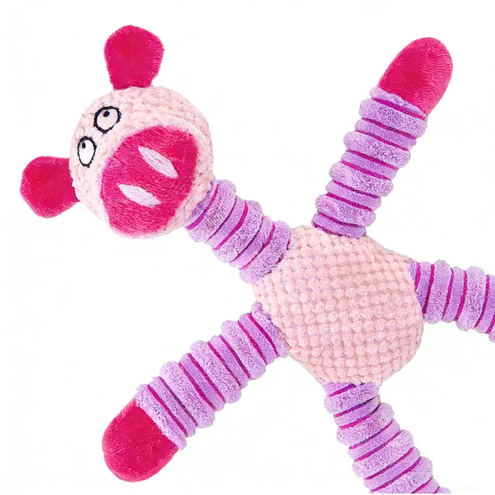 Juguete Mordedor para Perros Suministros de Peluche para Mascotas | Juguete para Limpieza Canina Para Razas Medianas y Grandes En Interiores y Exteriores