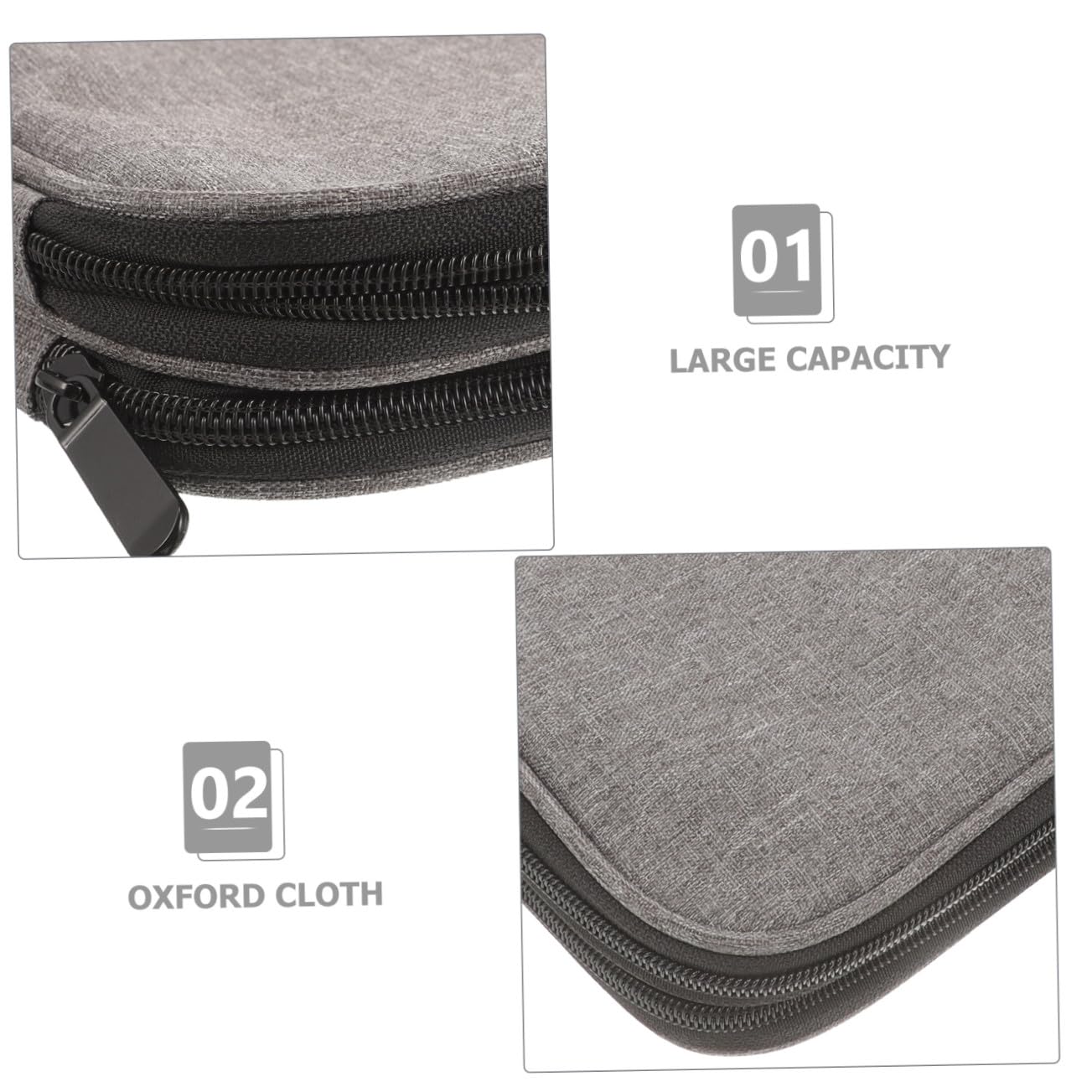 SEWACC 2 Piezas caja de agujas de tubo de suéter agujas de tejer circulares bolsas de almacenamiento con agujas de viaje Organizador de agujas de tejer bolsos Gancho de crochet