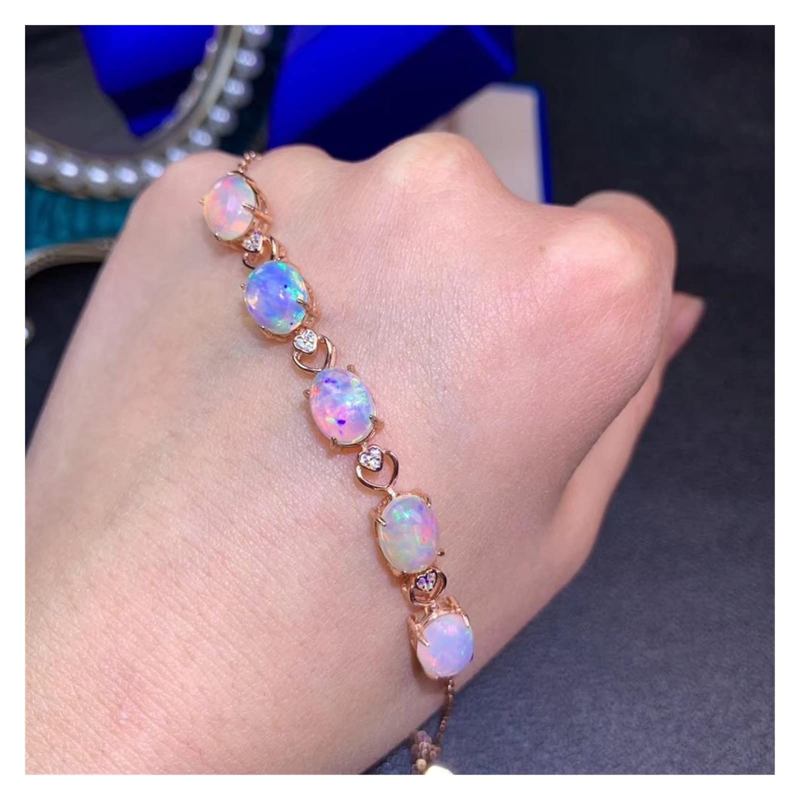i più Venduti Bracciale con Opale Bracciale con Opale Naturale e Vero 925