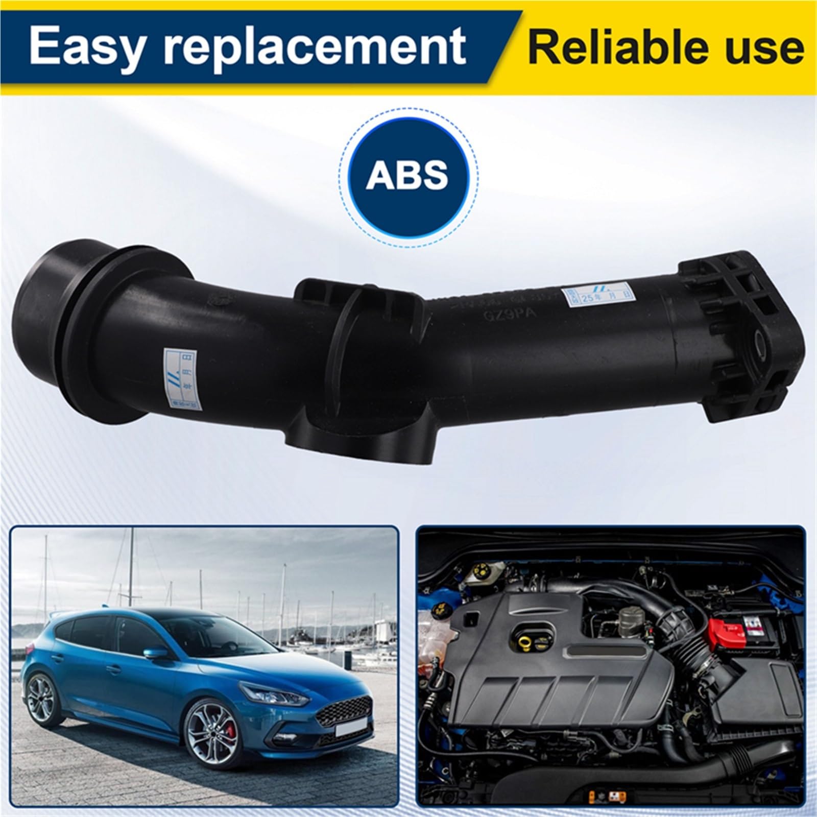 Pression Convertisseur Valve Tuyau d'admission d'air pour turbocompresseur voiture, pour Focus 2019 – 2022 JX61-6F072EAA