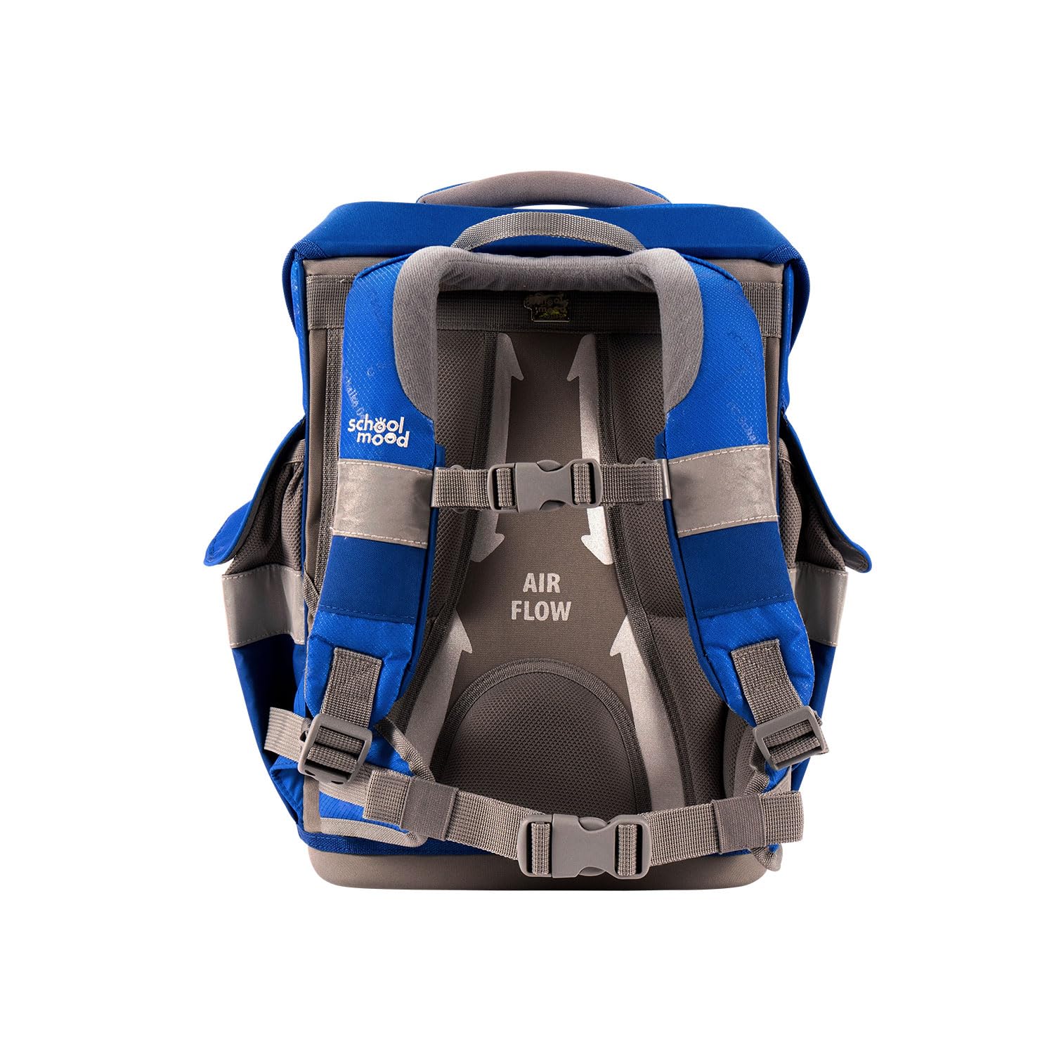 Familando - School Mood Timeless Air+ Schulranzen Set 9-teilig mit Lunch-Set -Sonder-Edition FC Schalke 04-980g leicht mit 23L Volumen - mit höhenverstellbarem System & Reflektoren