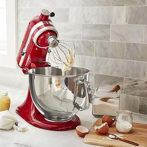 Miniatura 7 de GVODE Tazón de acero inoxidable, se adapta a cabezal inclinable 4.5-5Q para mezcladores de ayuda de cocina, cuencos de acero inoxidable de 5 cuartos