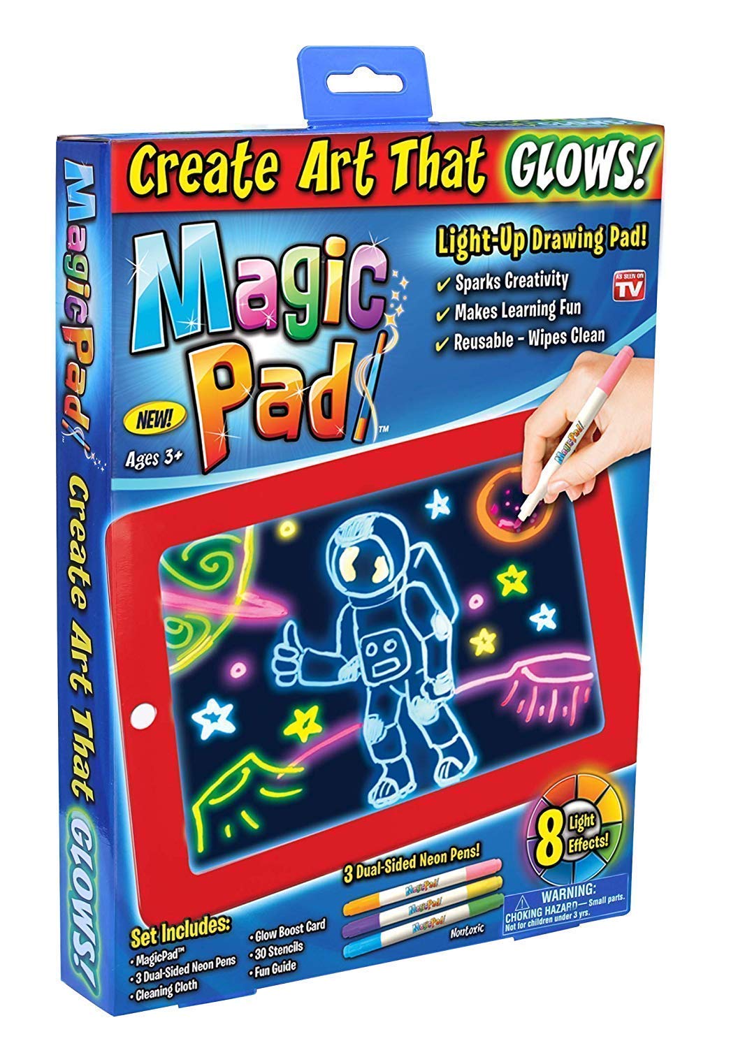 Buy GTC® Kids Learning Drawing Magic Pad Light Up Drawing Pad Board