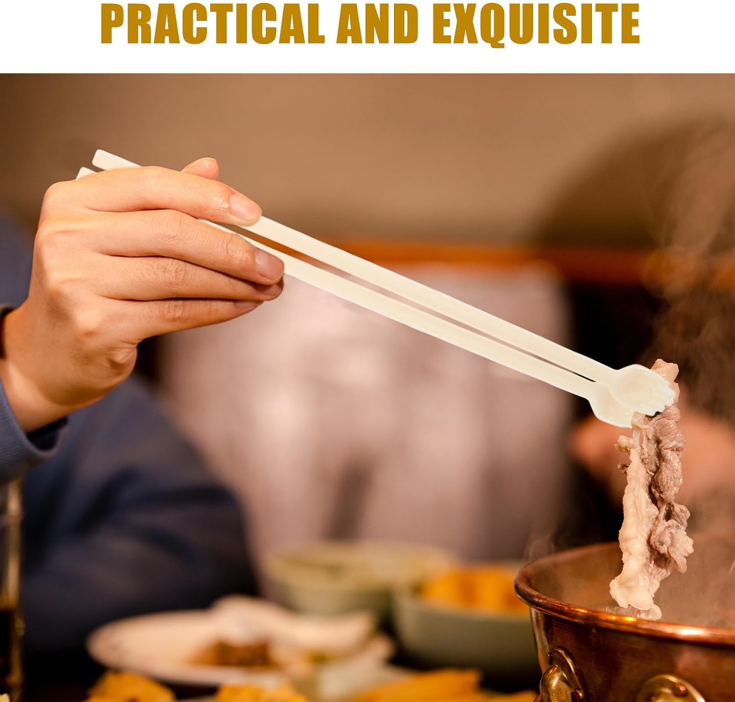 Healifty 8 Pairs Funny Hand Chopsticks: Reusable Palm-Shaped Dining Utensils For Snacks Sushi And Camping - For Quirky Kitchen And Party Decorations