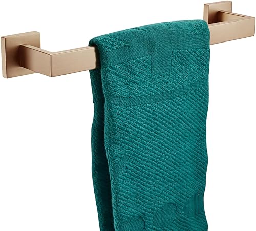 Vista 22 de KOKOSIRI Toallero individual de 36 pulgadas, soporte para toallas de cocina de baño, toallero de acero inoxidable SUS304 montado en la pared, níquel