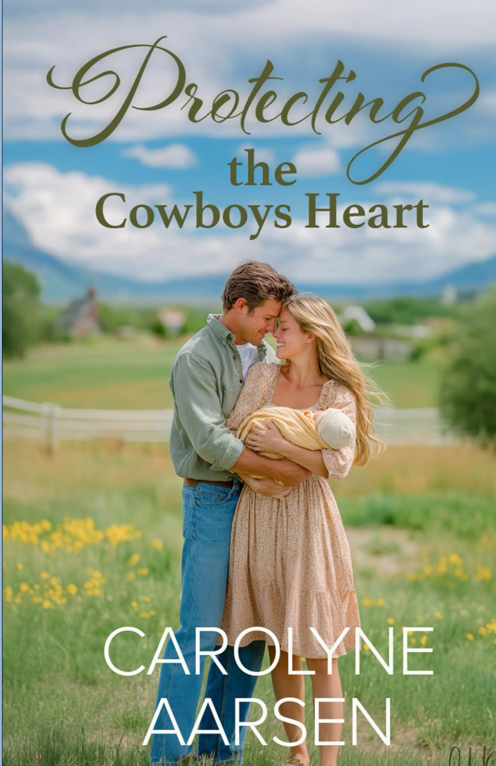 Protecting the Cowboy's Heart: Christian Cowboy Romance: A Sweet Christian Ranch Romance: 3 (Big Sky Cowboys)