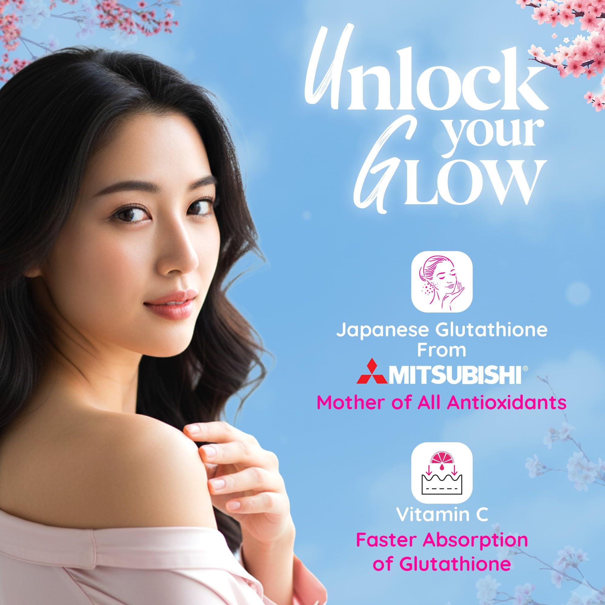 Chicnutrix Glow Mini Pack Glutathione Skin Brightening Tablets - Pack of 3 — Amazon image 2