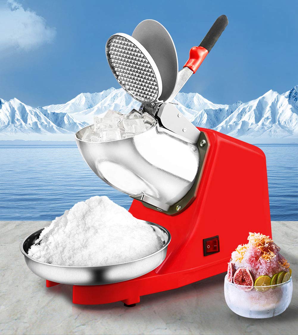 Trituradora de Hielo Profesional, Picadora de Hielo para Batidos y Mojito, Maquinas de Granizados con Mango Antideslizante, Hogar y Comercial, 1500r/min